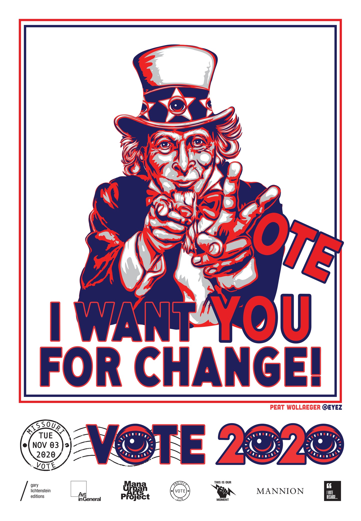 Missouri Get Out The Vote Poster by @EYEZ