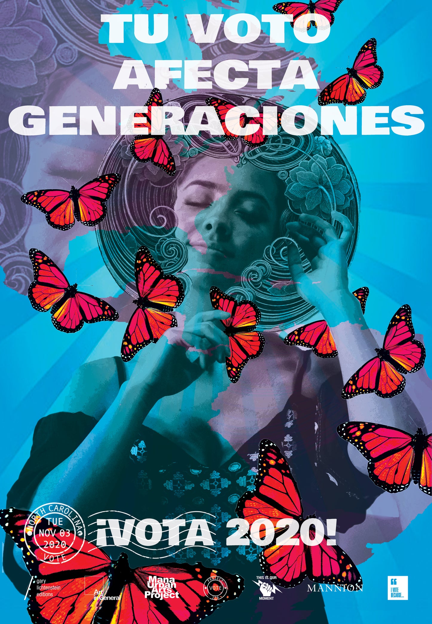 North Carolina Get Out The Vote Poster by Osiris Rain
