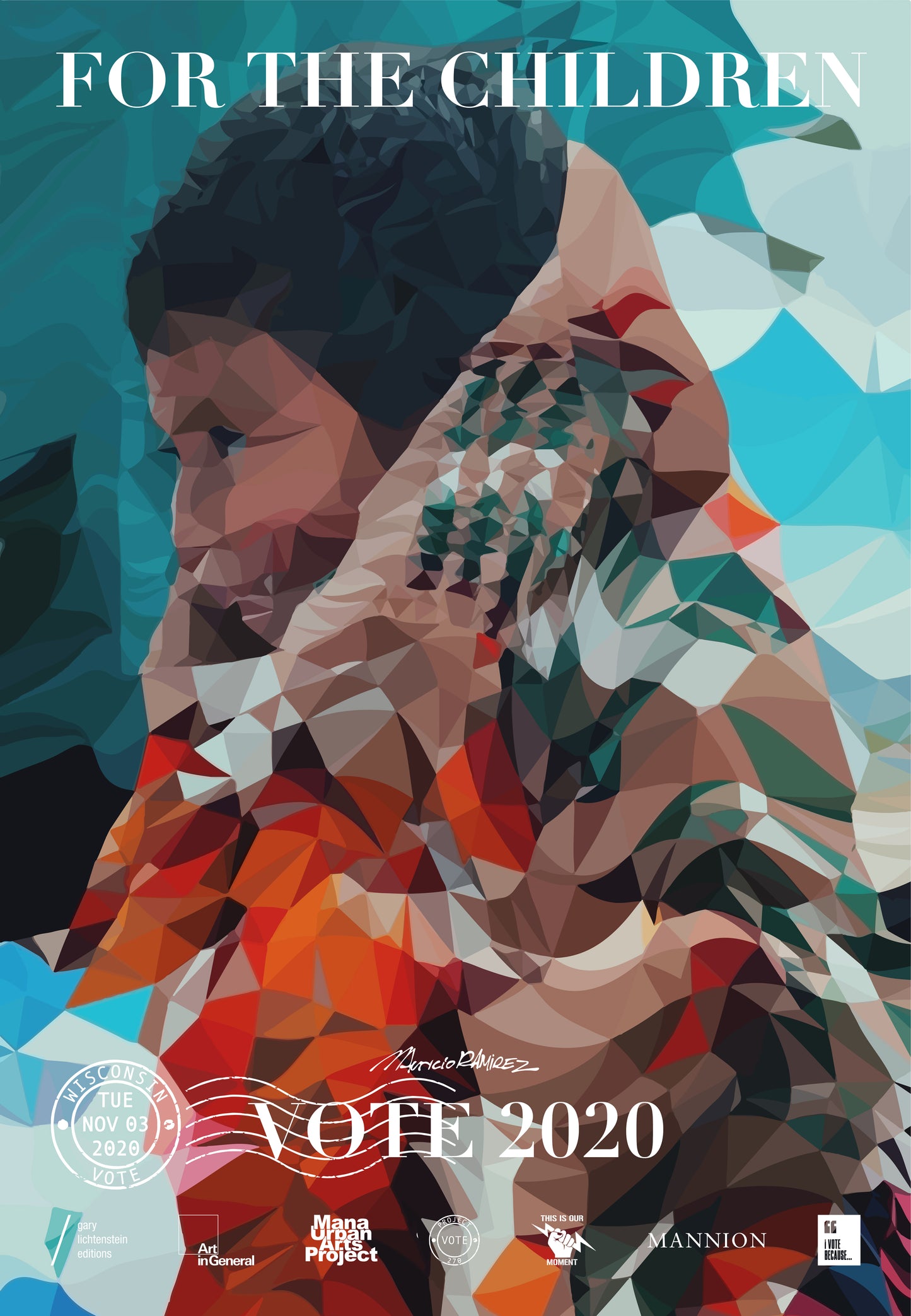 Wisconsin Get Out The Vote Poster by Mauricio Ramirez