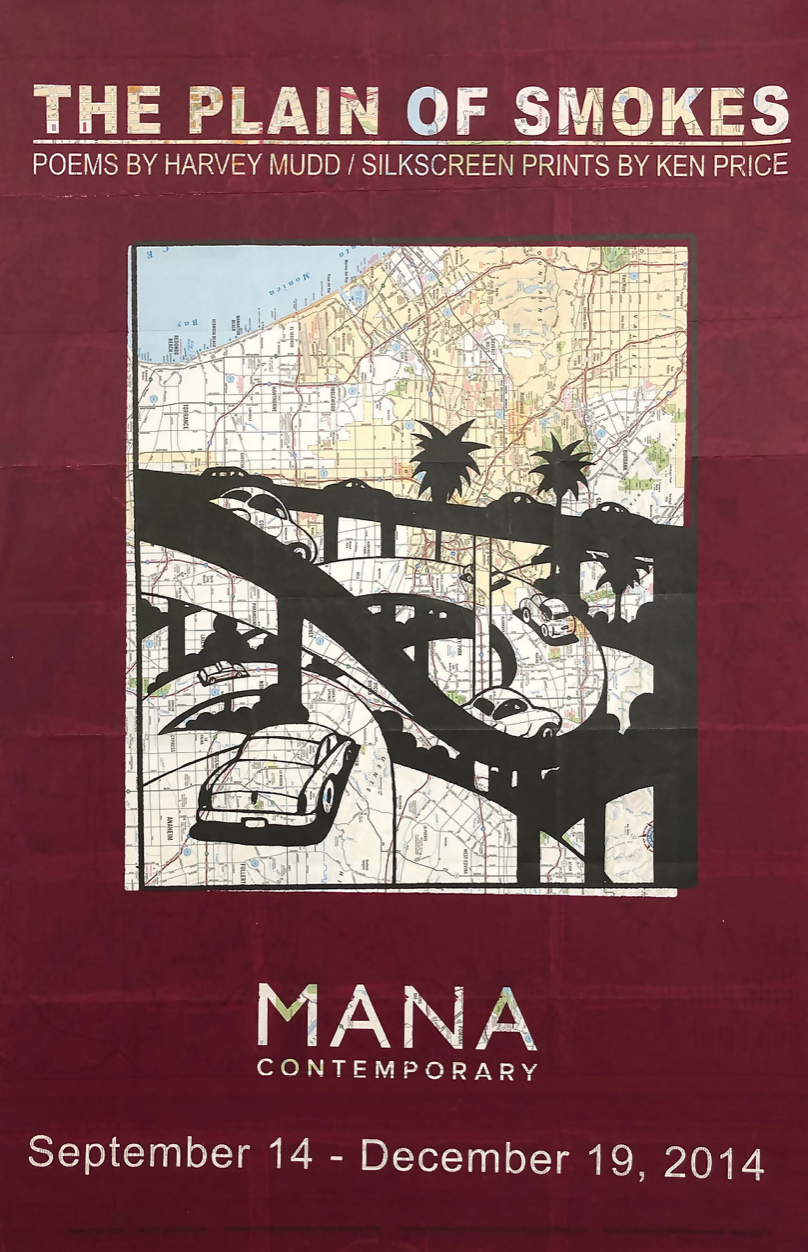 Ken Price: Plain of Smokes poster (maroon)