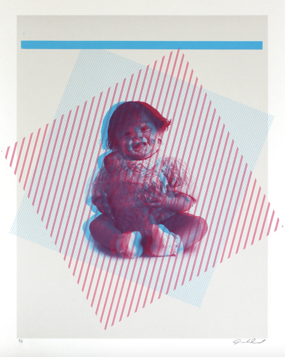 Jamie Diamond: Pink Stripes Blue Dots