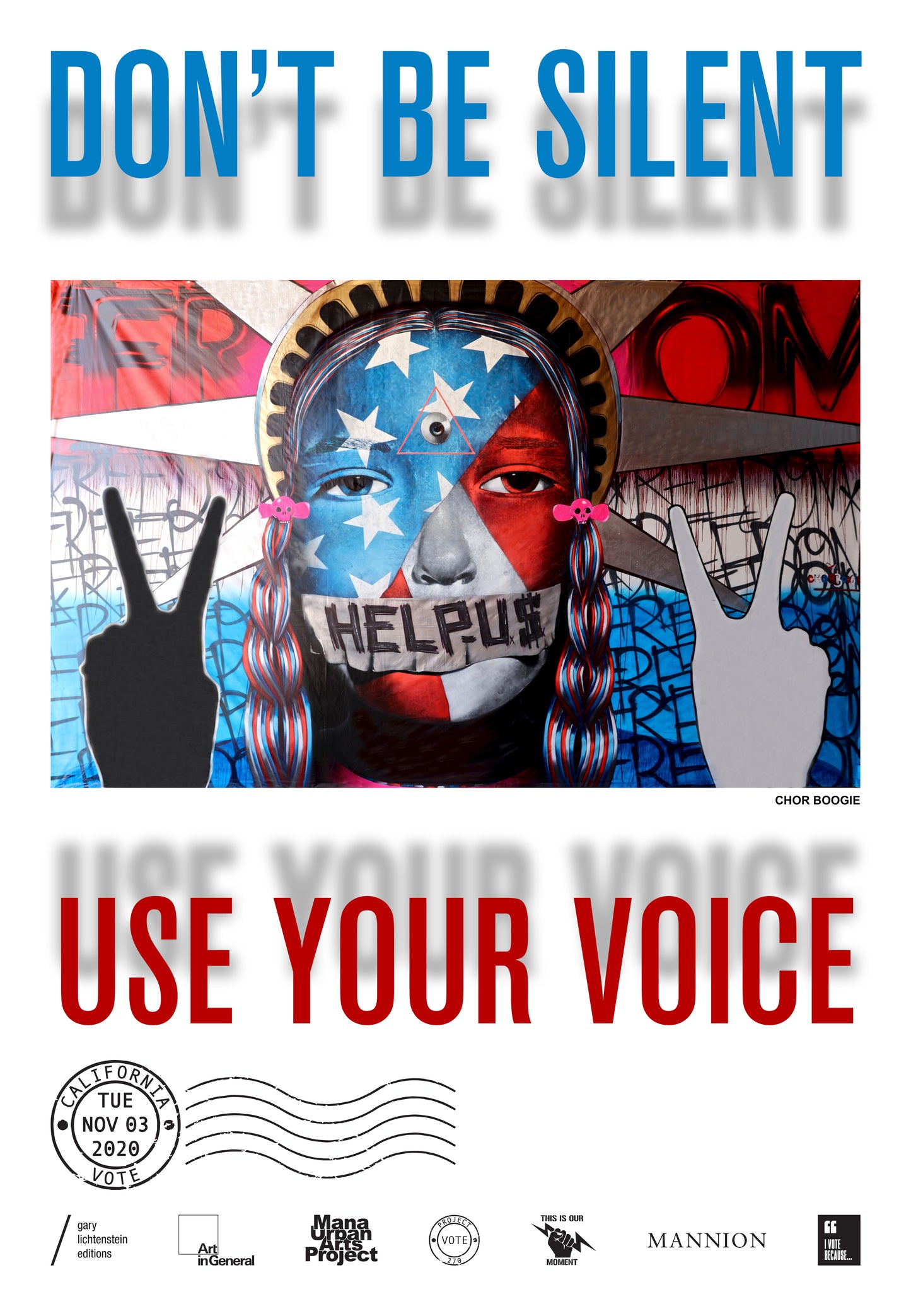 Bay Area, California Get Out The Vote Poster by Chor Boogie