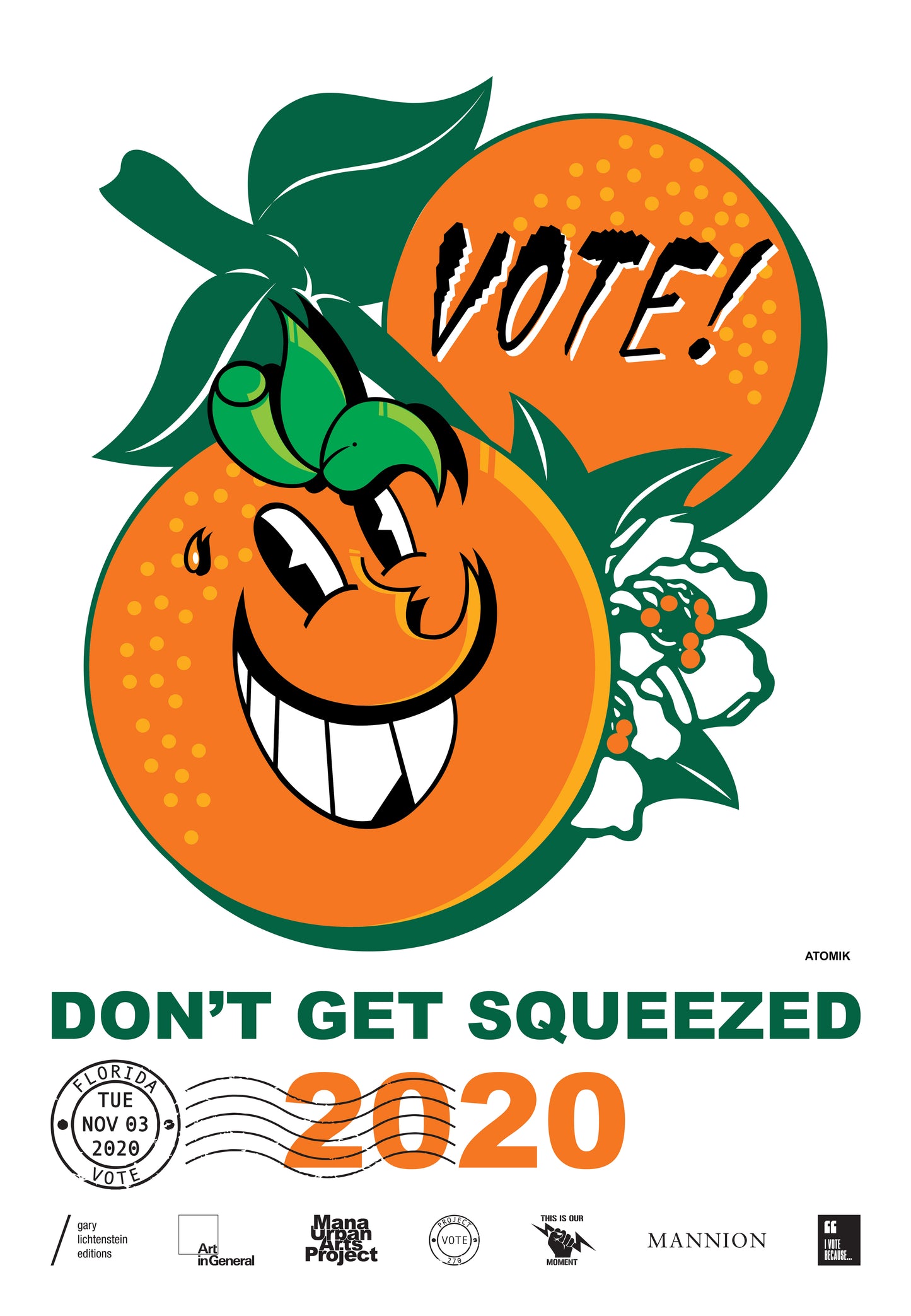 Florida Get Out The Vote Poster by Atomik