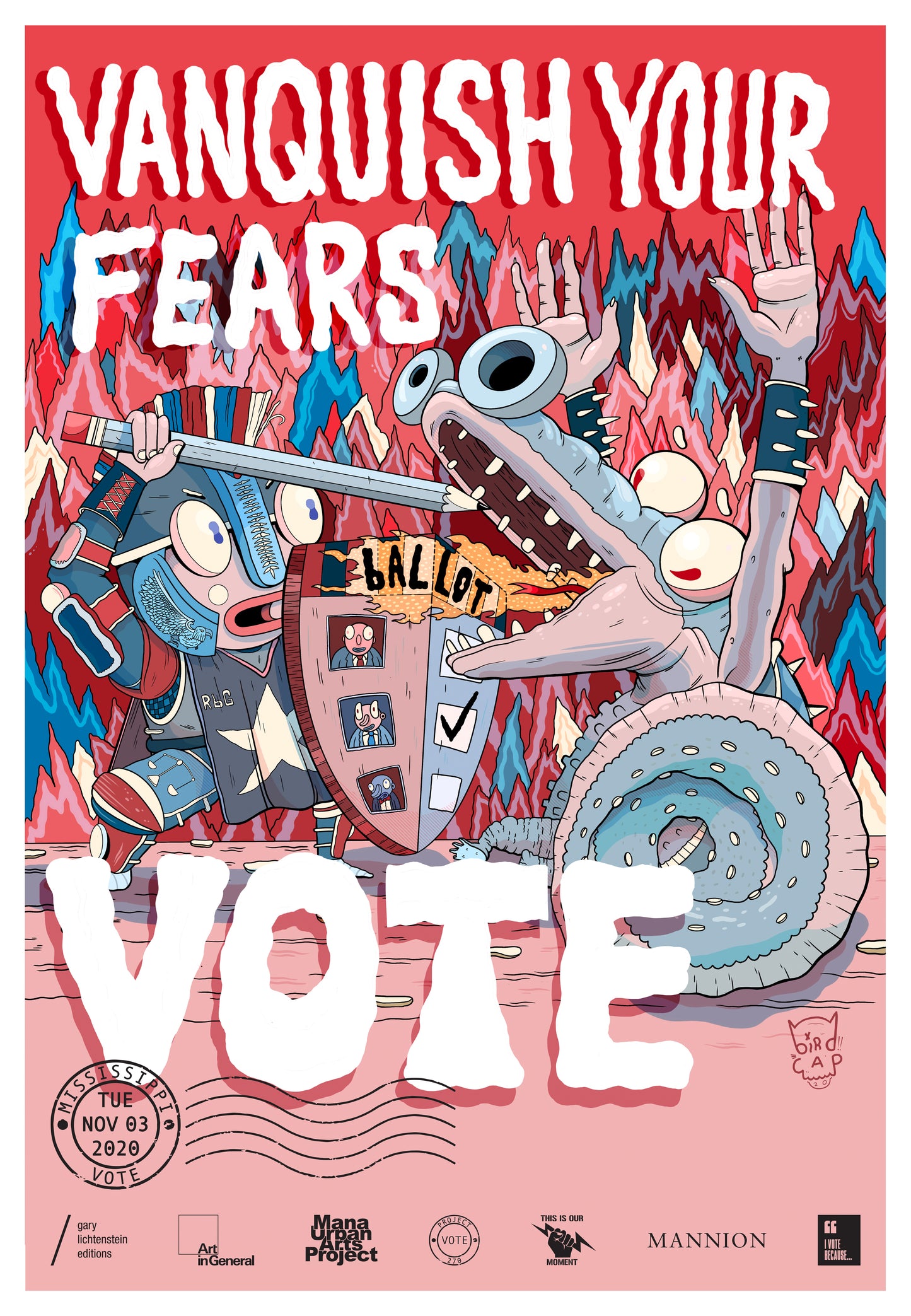Mississippi Get Out The Vote Poster by Birdcap