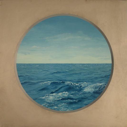 Porthole Four: 28" x 28"